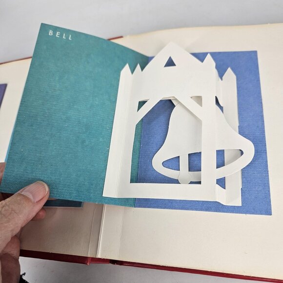 Vintage 1994 Robert Sabuda The Christmas Alphabet Pop-Up Book Hardcover Orchard - Picture 6 of 12